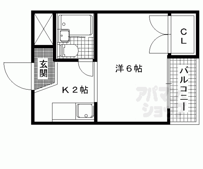 【プレアール勧修寺】間取