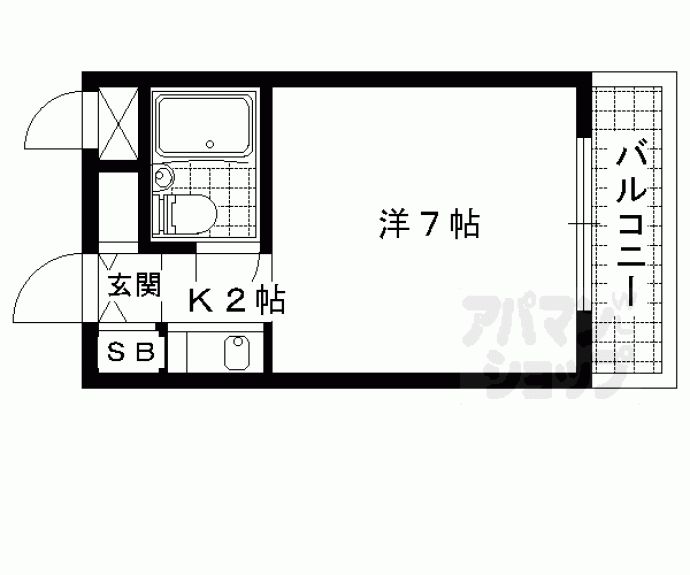 【みささぎプチハイツ】間取