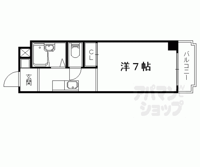 【メゾン勧修寺】間取