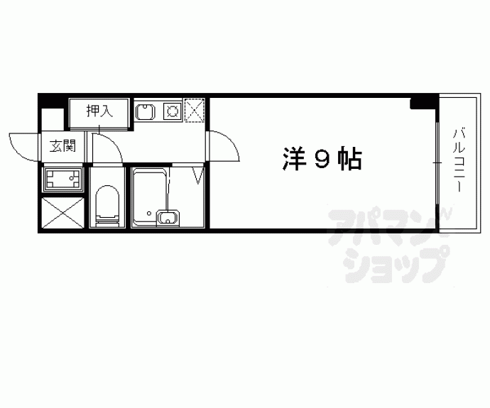 【ソルフィー山科】間取