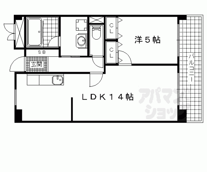 【グレースコンフォート御陵】間取