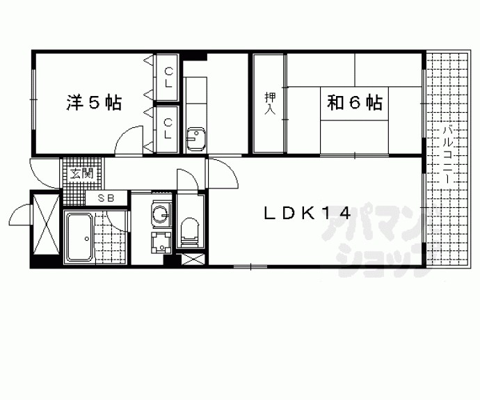 【グレースコンフォート御陵】間取