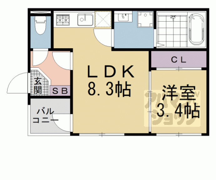 【ハーモニーテラス大宅早稲ノ内町】間取