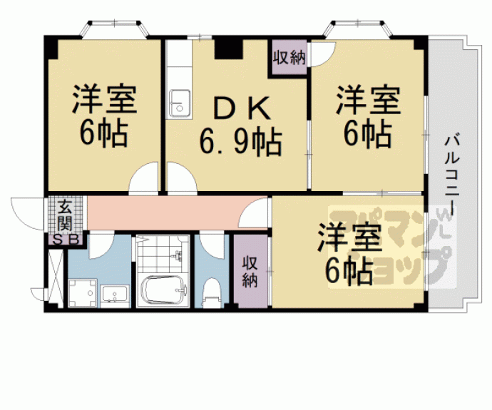 【マロード月輪】間取