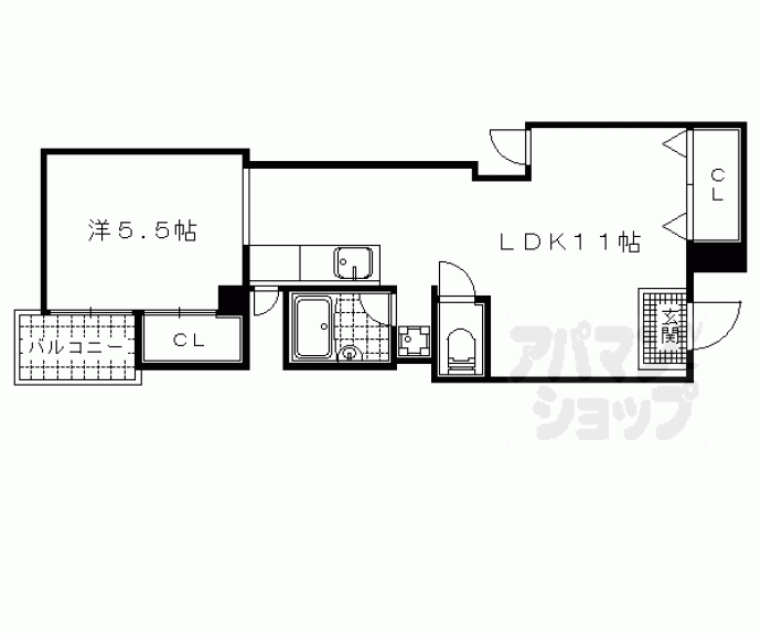 【レークハイツ瀬田】間取