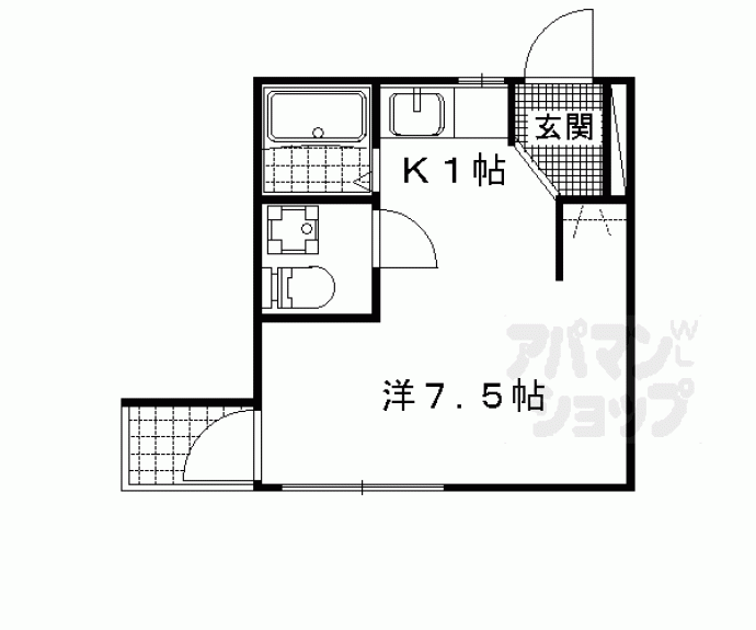 【プレアール滋賀追分】間取