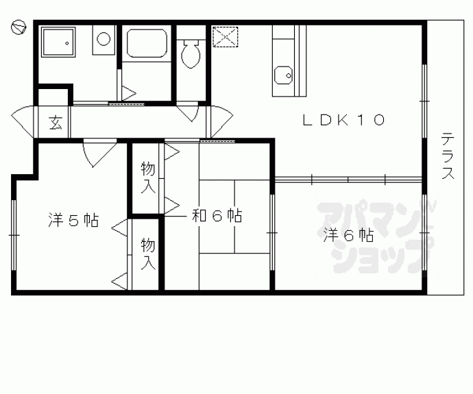 【フェイバリット淡海】間取