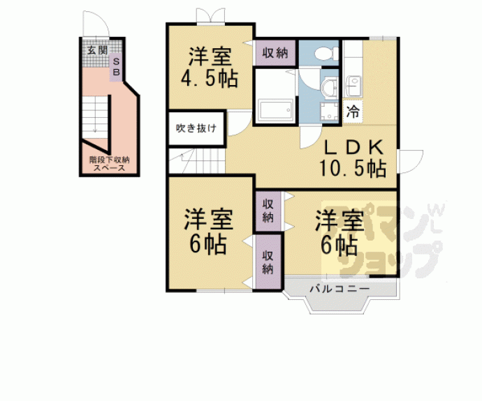 【フレスコハマ】間取