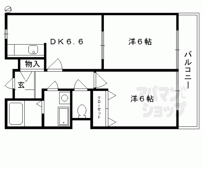 【リブサイドＮＫ】間取