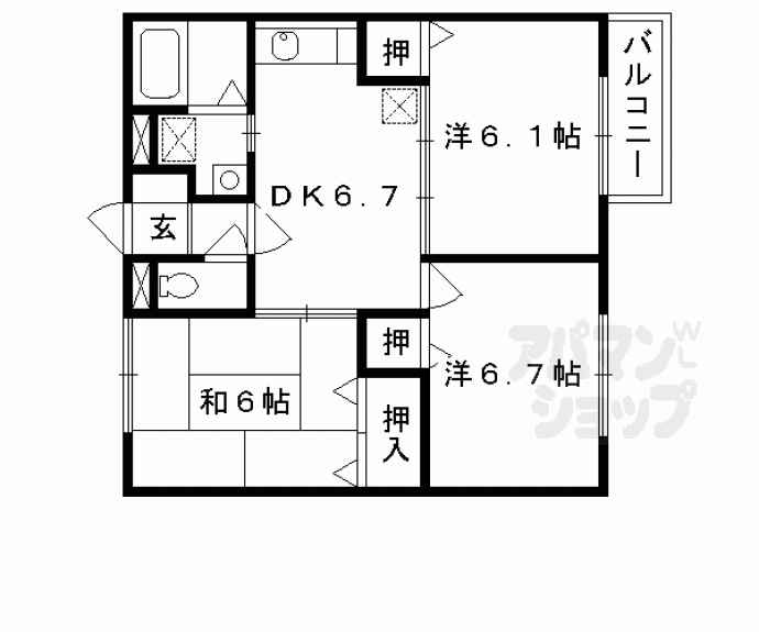 【エスターテ】間取