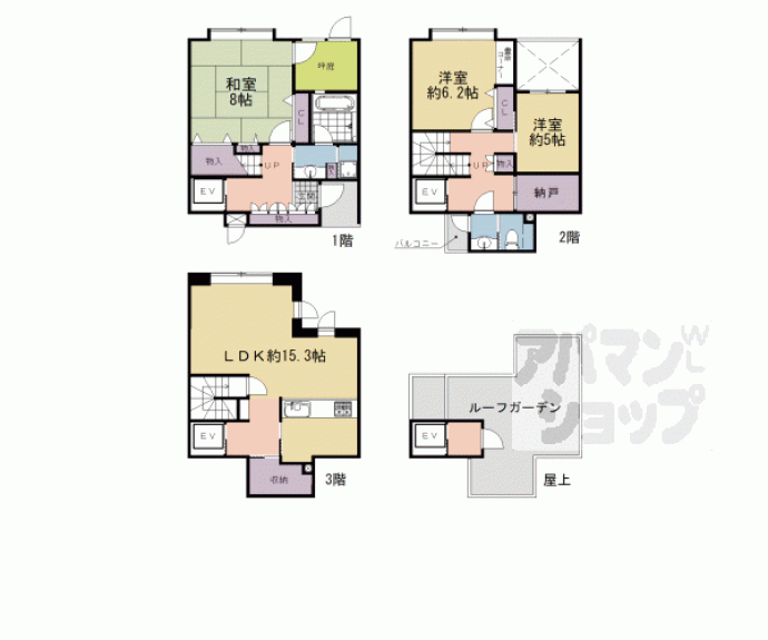 【ティアラ・ガーデンシティセントコート】間取