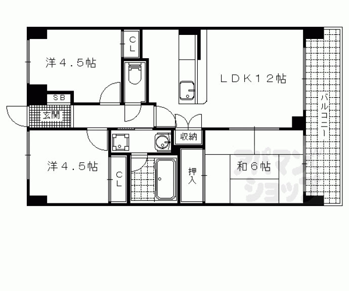 【フレンド・ワンⅢ】間取