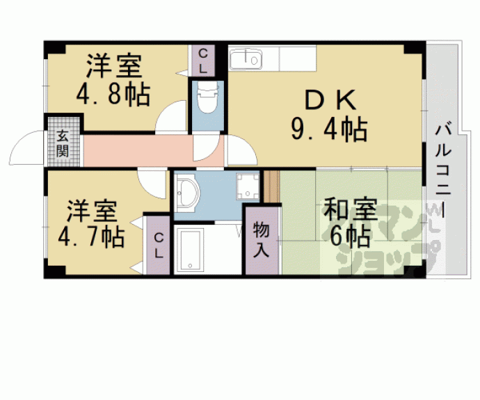 【サントナーレ勧学】間取