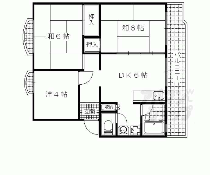 【メゾンみづほ】間取