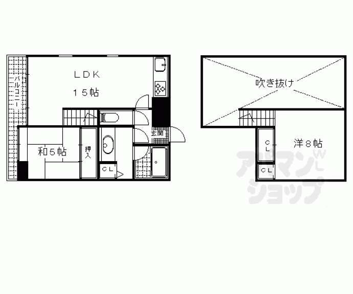 【Ｇｒｅｅｎｗｉｃｈ　ｈｏｕｓｅ】間取