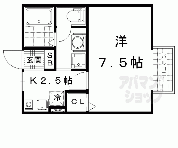 【ホワイトクレイン】間取