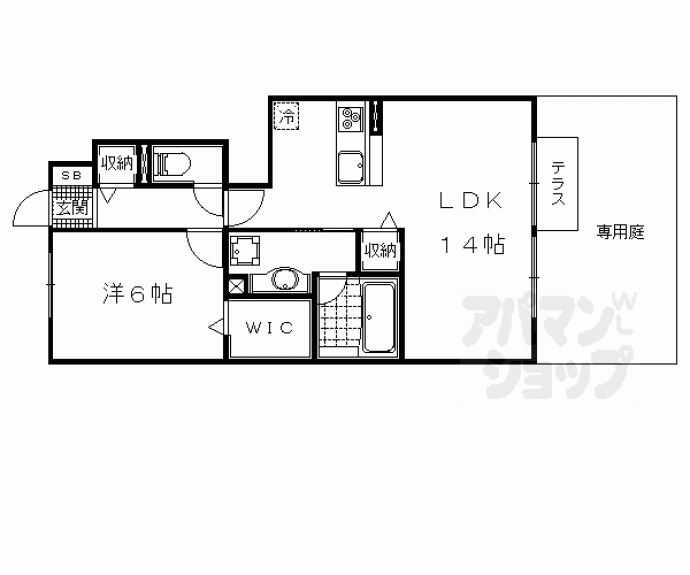 【セジュール６２３】間取