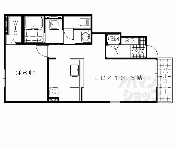 【レイクりきⅠ】間取