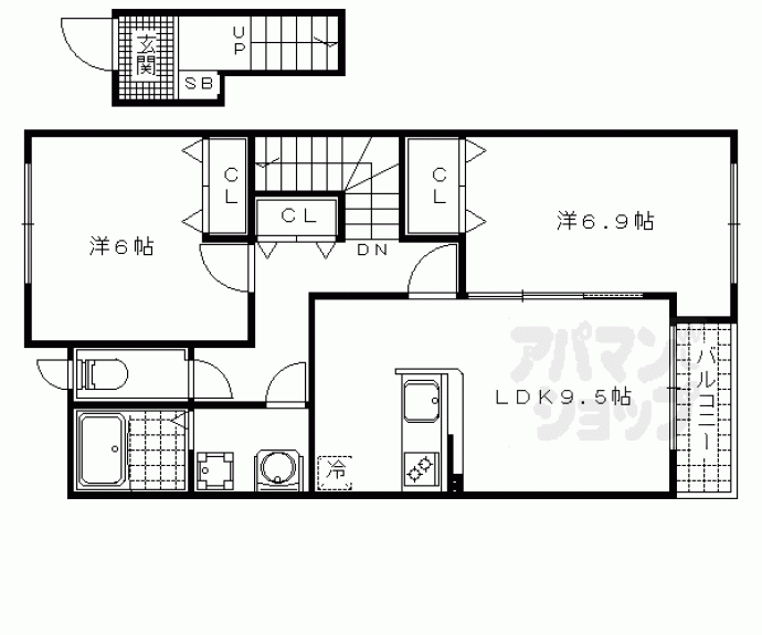 【ソレイユＭ】間取