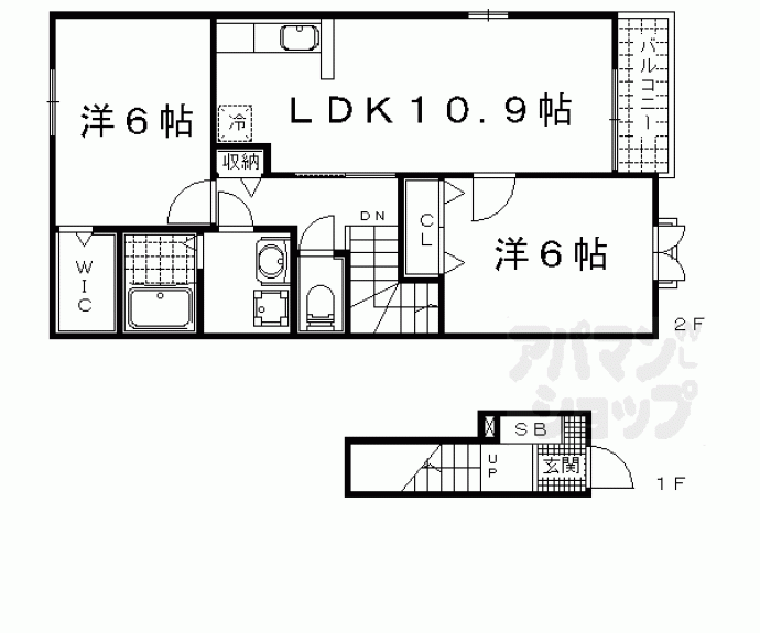 【レイクともⅡ】間取