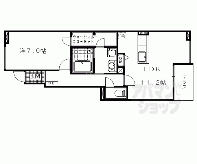 【ソレイユカヤノⅢ】間取