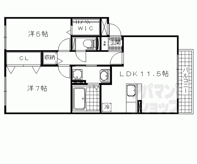 【フォレストコート】間取