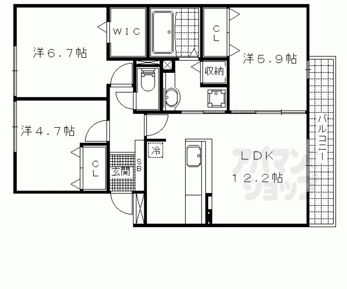 【ブランシュ】間取