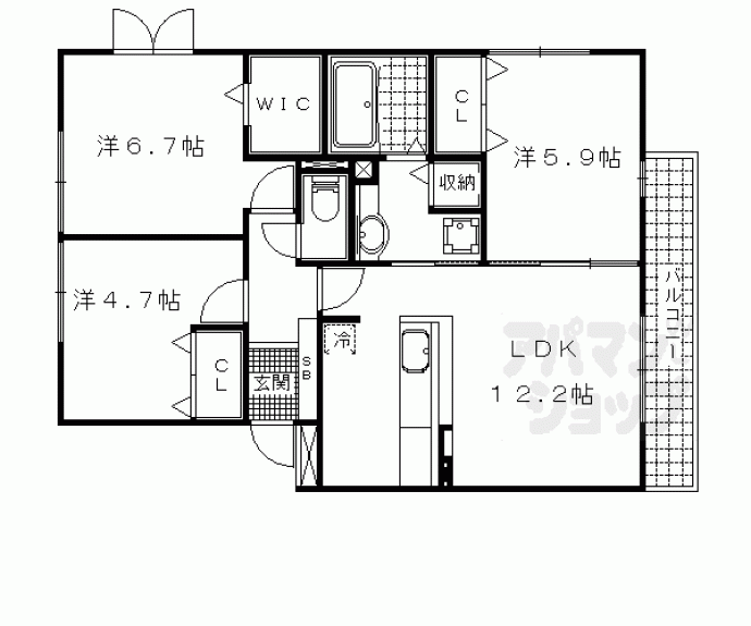 【ブランシュ】間取