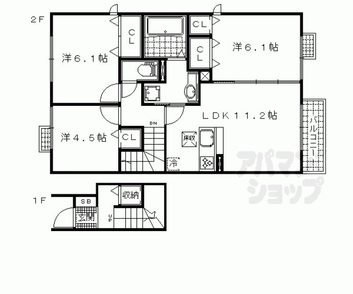 【Ｍ’ｓコート】間取