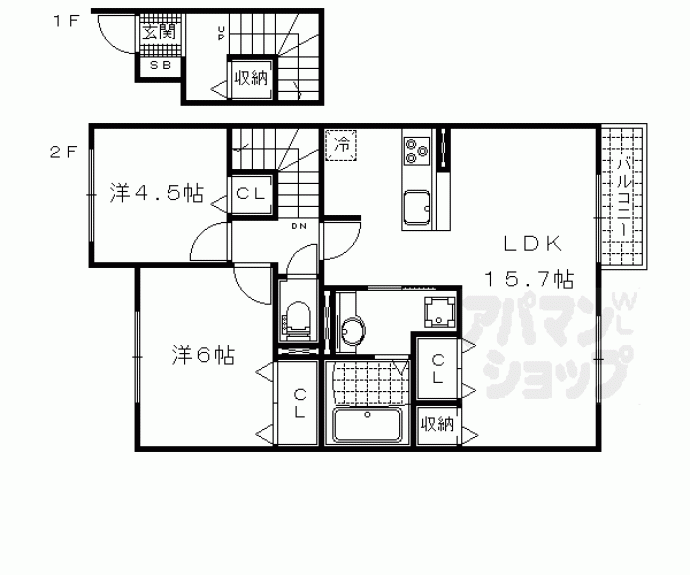 【サンモールコート】間取