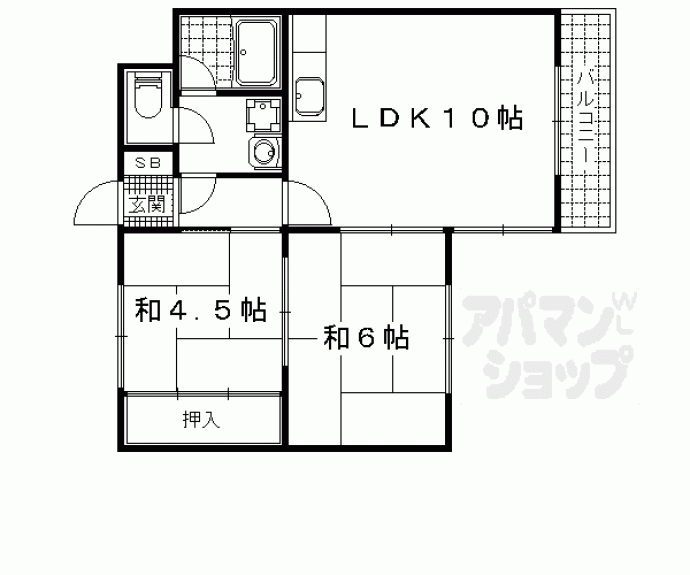 【リバーヒル勧学】間取