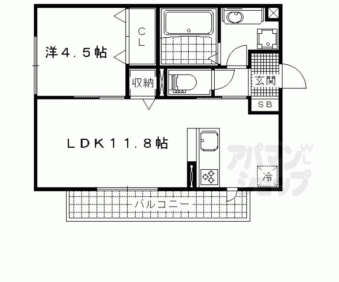 【Ｃｈｏｕｃｈｏｕにおの浜】間取