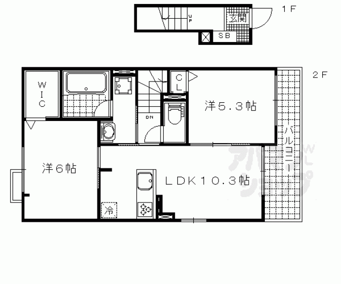 【カーサセレッソ】間取