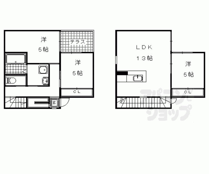 【ユニキューブ美崎町】間取