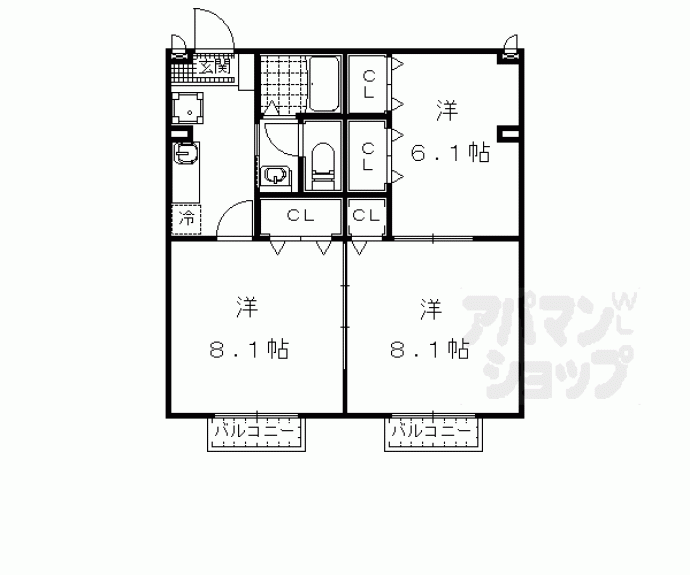 【セジュール向日葵】間取