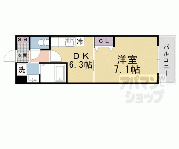 【ＭＹＫ北大路】間取