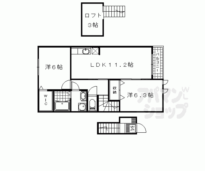 【サピーハーモニー富士見Ⅱ】間取