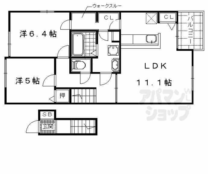 【リヤン　ド　ファミーユ】間取