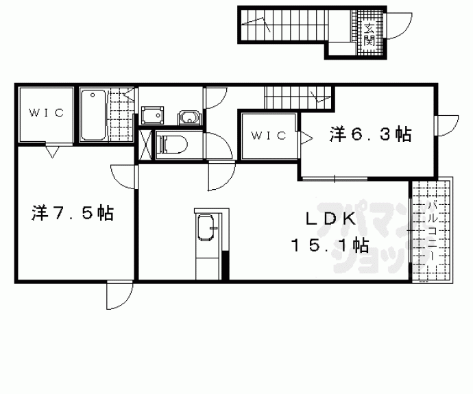 【グランドゥール楓】間取