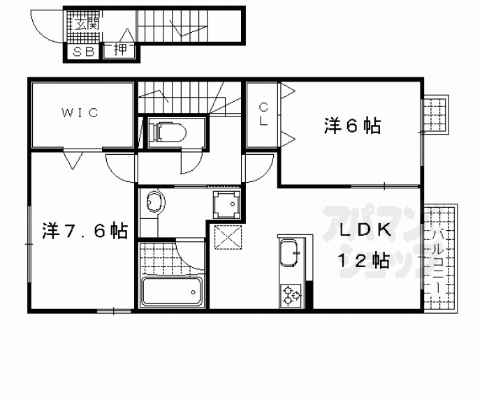 【ディアコート】間取