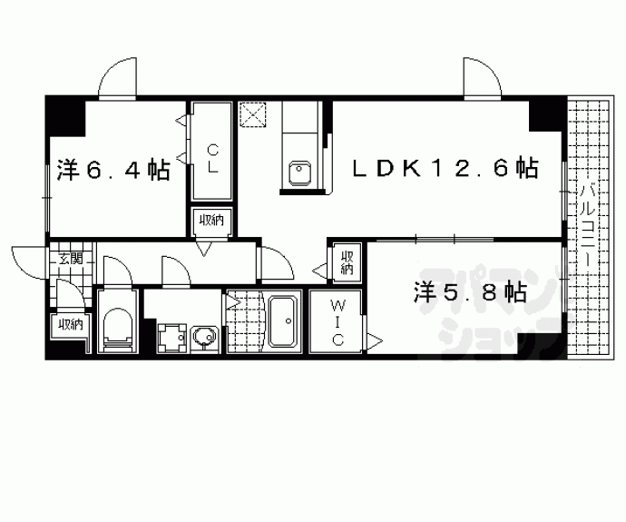 【プログレスⅢ番館】間取