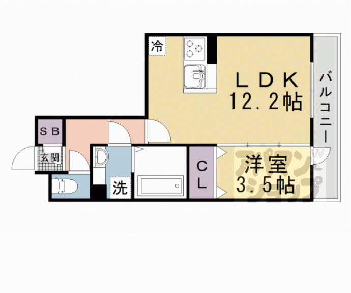 【フリーデＳＴＡ】間取