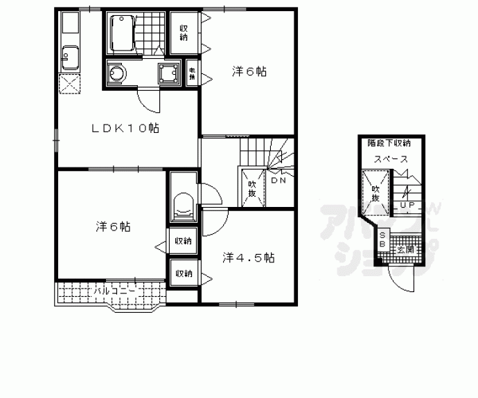 【フォレスタ千丈】間取