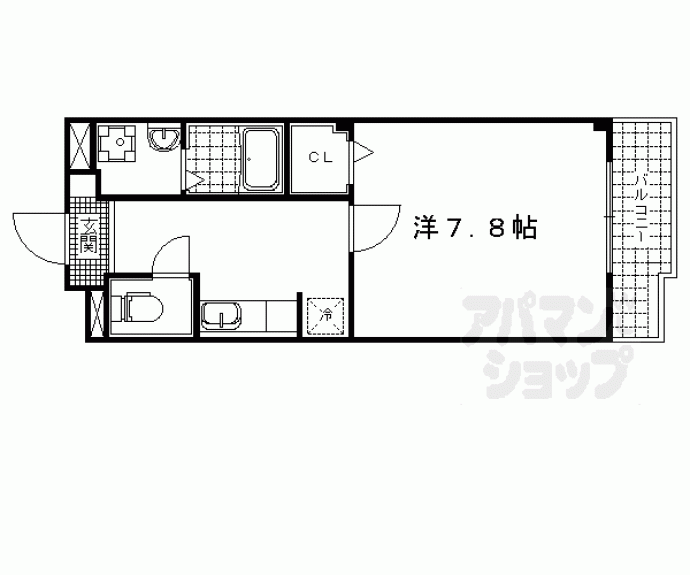 【カルムアビタシオン大将軍Ⅱ】間取