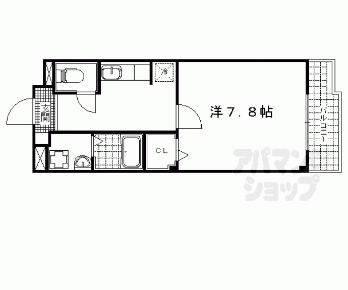 【カルムアビタシオン大将軍Ⅱ】間取