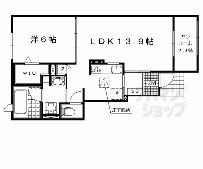 【コモドルオーゴ】間取