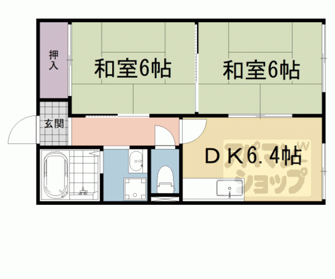 【メゾンドブロシェール】間取