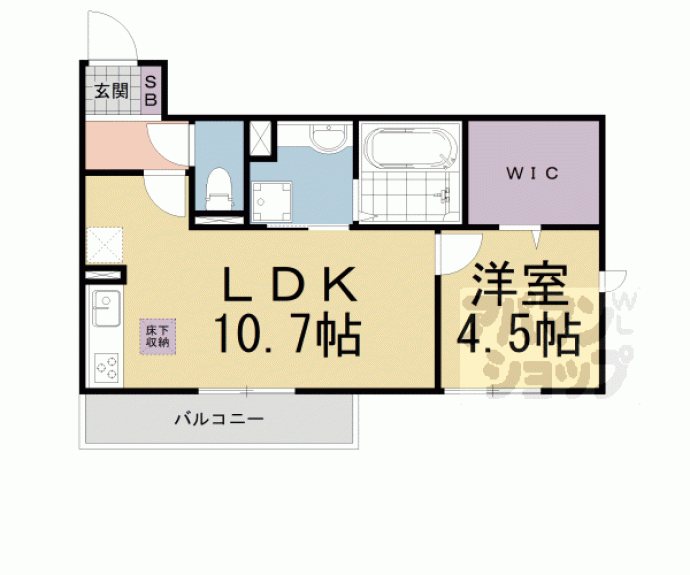 【Ｓｕｒｆｉｎｉａ堅田】間取