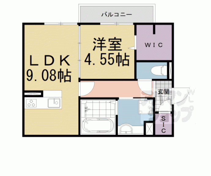 【Ｓｕｒｆｉｎｉａ堅田】間取