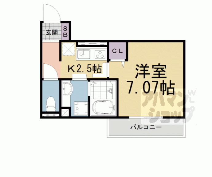 【Ｓｕｒｆｉｎｉａ堅田】間取